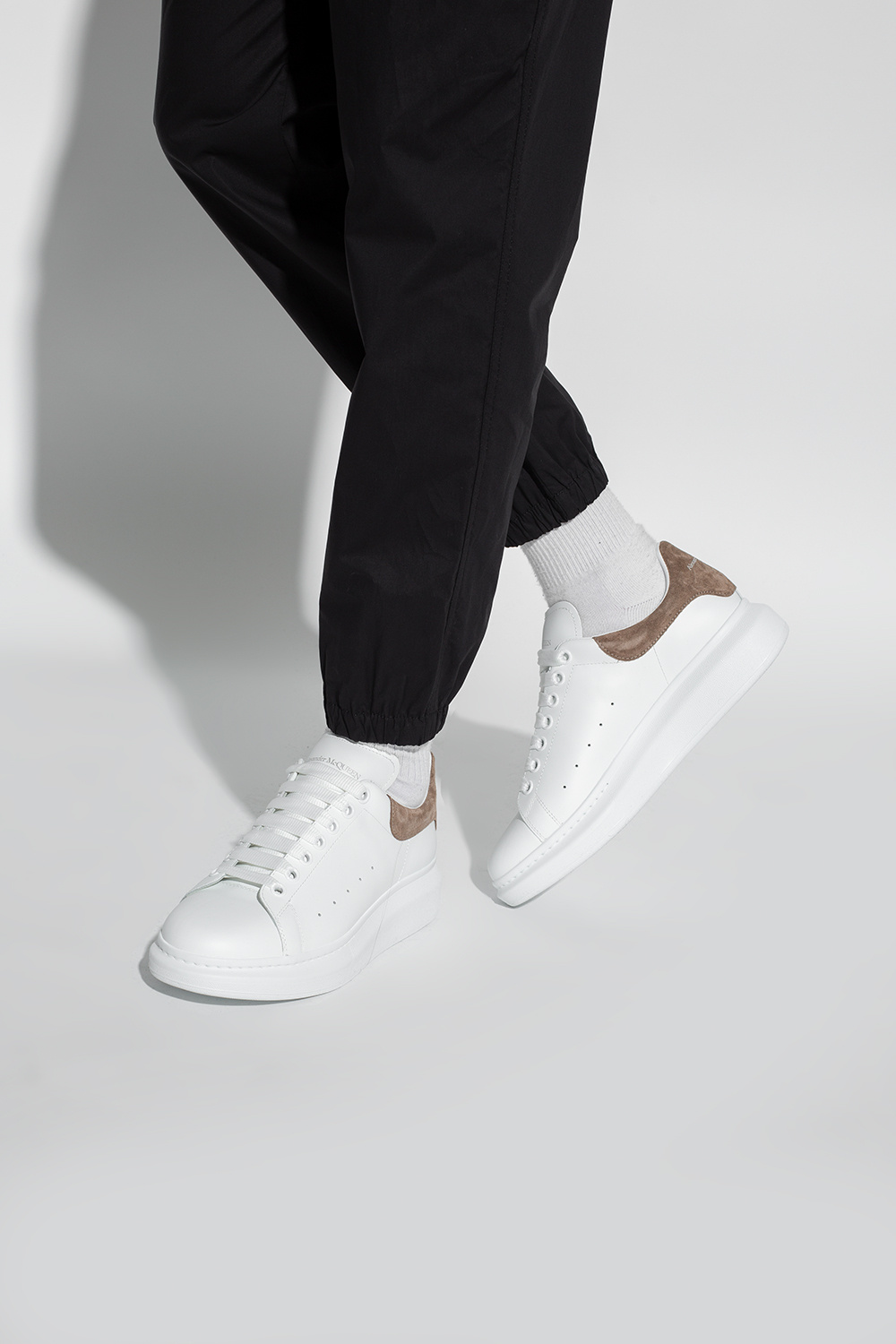 Alexander mcqueen oversized sneaker on feet on sale